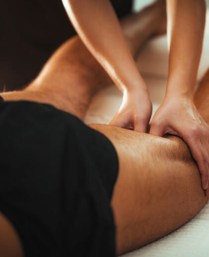 sport massage dijen